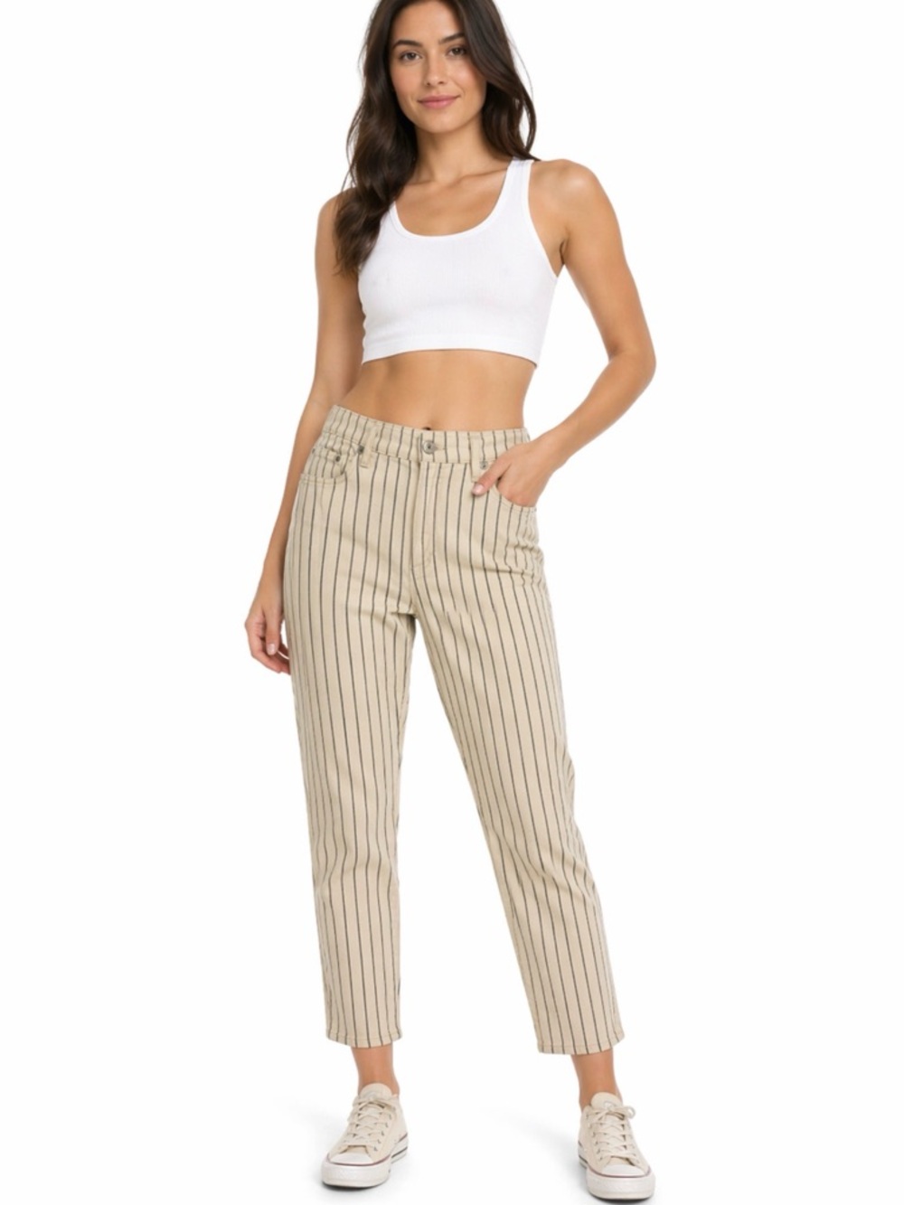 Citizens of Humanity Pinstripe Crop Pants Size 31